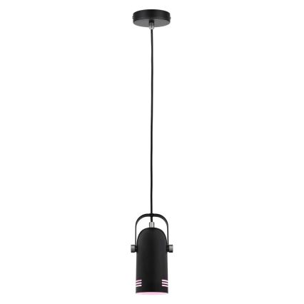 Paulmann 79766 - LED RGBW 1xE27/9W Lustr na lanku LAVEA 230V černá