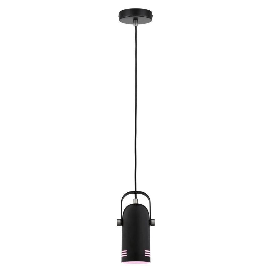 Paulmann 79766 - LED RGBW 1xE27/9W Lustr na lanku LAVEA 230V černá