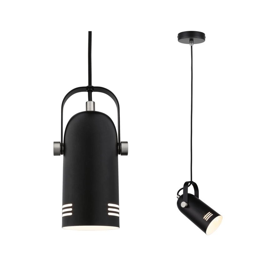 Paulmann 79766 - LED RGBW 1xE27/9W Lustr na lanku LAVEA 230V černá