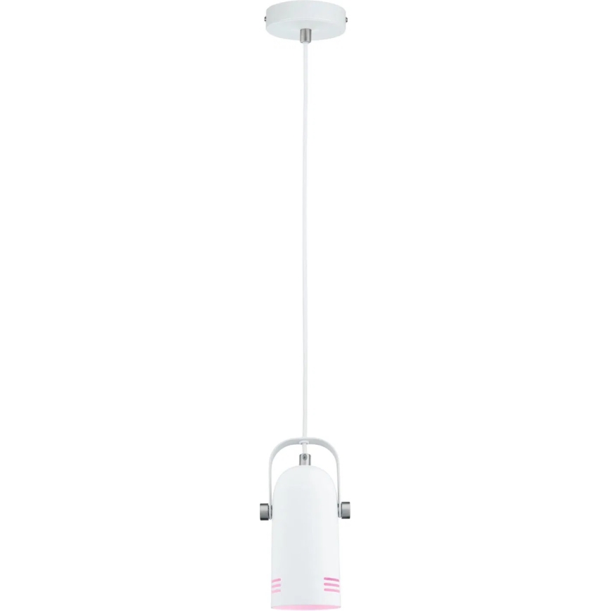 Paulmann 79767 - LED RGBW 1xE27/9W Lustr na lanku LAVEA 230V bílá
