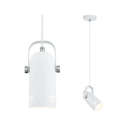 Paulmann 79767 - LED RGBW 1xE27/9W Lustr na lanku LAVEA 230V bílá