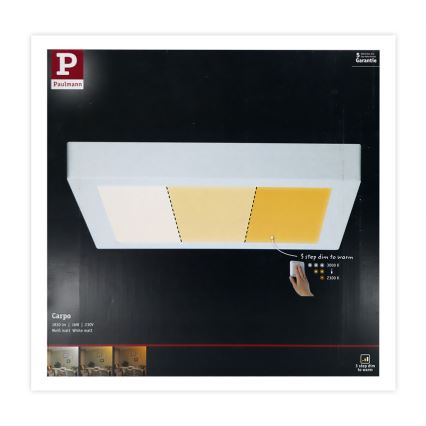 Paulmann 79801 - LED/13W Stropní svítidlo CARPO 230V 2300/2500/3000K