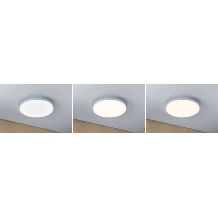 Paulmann 79928 - LED/22W Stmívatelné stropní svítidlo LORIA 230V 2700-6500K pr. 40 cm bílá
