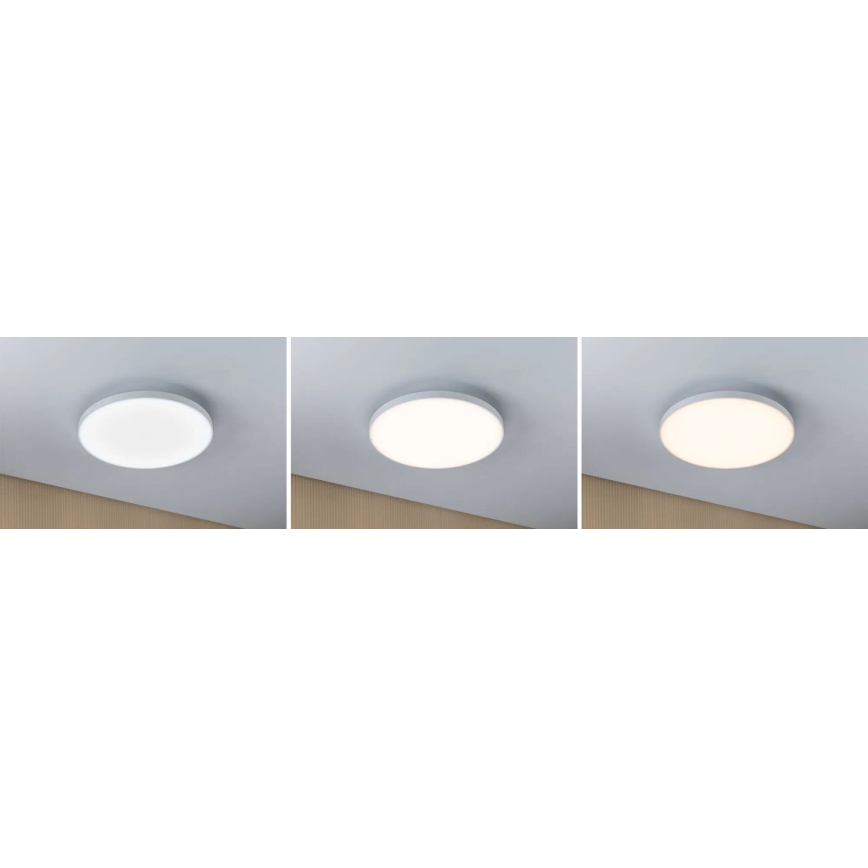 Paulmann 79928 - LED/22W Stmívatelné stropní svítidlo LORIA 230V 2700-6500K pr. 40 cm bílá