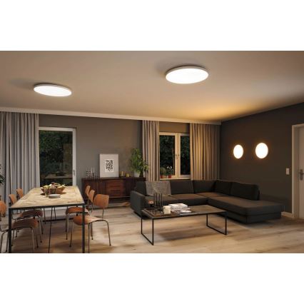 Paulmann 79929 - LED/22W RGBW Stmívatelné stropní svítidlo LORIA 230V pr. 40 cm bílá