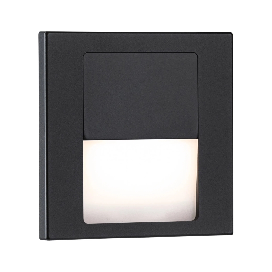 Paulmann 80001 - LED/1W Schodišťové svítidlo TSARO 230V Follow/černá