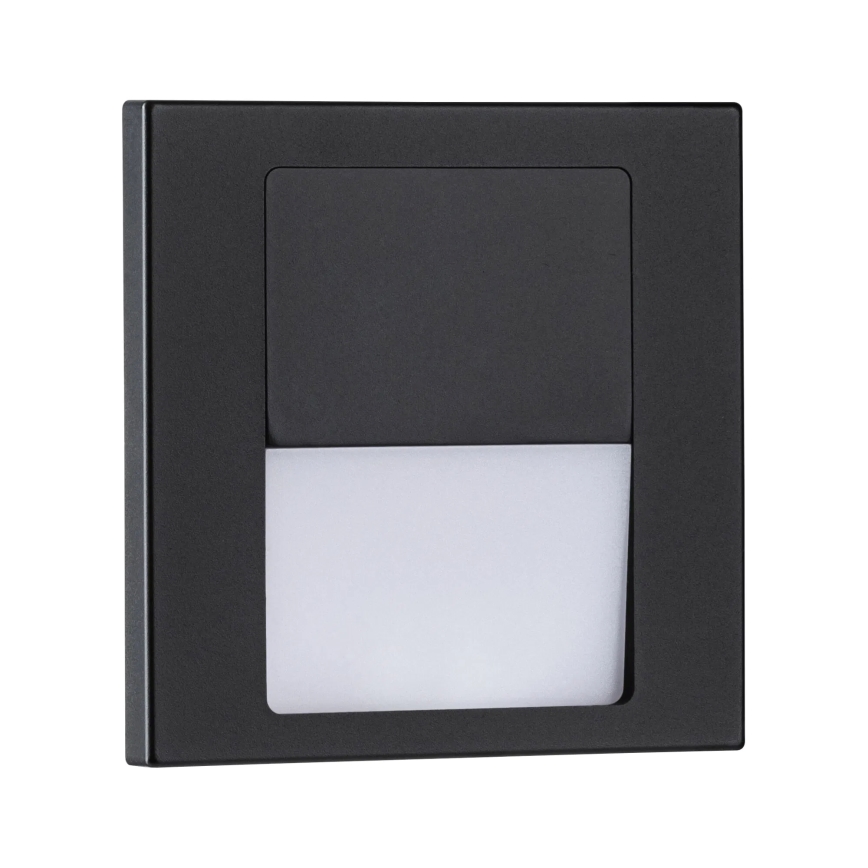 Paulmann 80001 - LED/1W Schodišťové svítidlo TSARO 230V Follow/černá