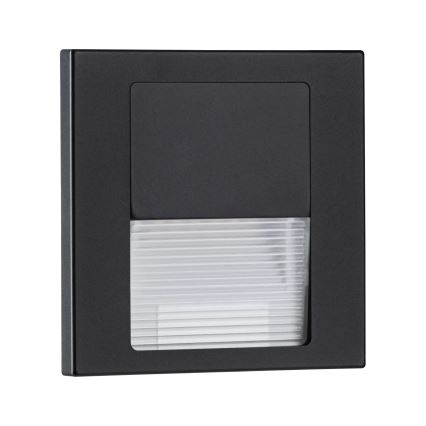 Paulmann 80001 - LED/1W Schodišťové svítidlo TSARO 230V Follow/černá