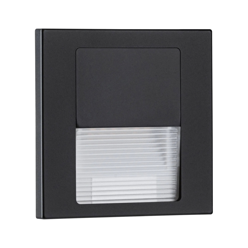 Paulmann 80001 - LED/1W Schodišťové svítidlo TSARO 230V Follow/černá