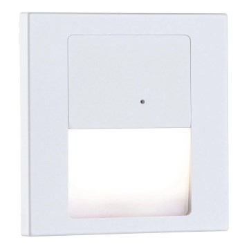 Paulmann 80002 - LED/1W Schodišťové svítidlo se senzorem TSARO 230V Lead/bílá
