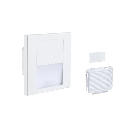 Paulmann 80002 - LED/1W Schodišťové svítidlo se senzorem TSARO 230V Lead/bílá