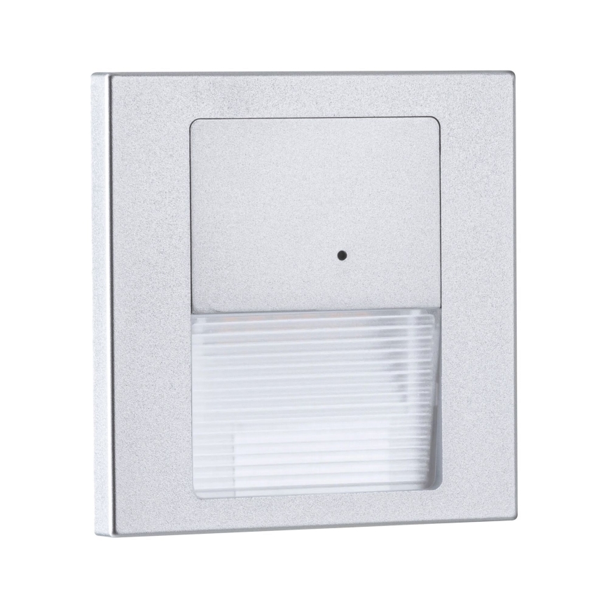 Paulmann 80003 - LED/1W Schodišťové svítidlo se senzorem TSARO 230V Lead/matný chrom
