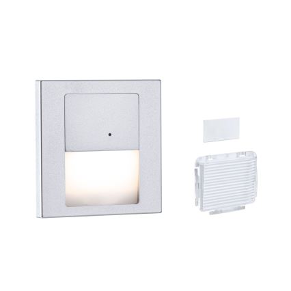 Paulmann 80003 - LED/1W Schodišťové svítidlo se senzorem TSARO 230V Lead/matný chrom