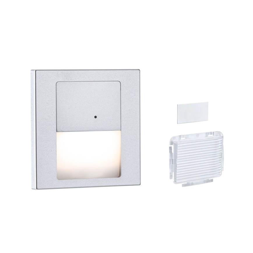 Paulmann 80003 - LED/1W Schodišťové svítidlo se senzorem TSARO 230V Lead/matný chrom