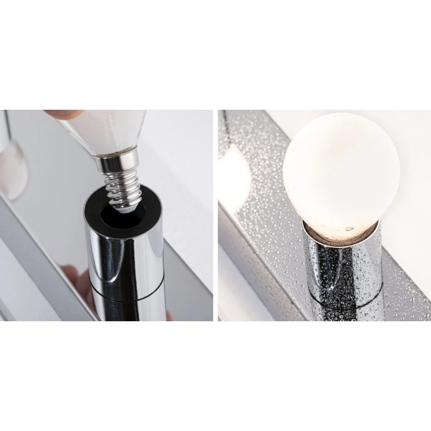 Paulmann 80096 - 3xE14/40W IP44 Koupelnové osvětlení zrcadla REGULA 230V lesklý chrom