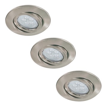 Paulmann 92028 - SADA 3x LEDGU10/6,5W podhledové svítidlo QUALITY LINE 3xGU10-LED/6,5W/230V Paulmann 92028 - SADA 3x LEDGU10/6,5W podhledové svítidlo QUALITY LINE 3xGU10-LED/6,5W/230V