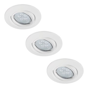 Paulmann 92029 - SADA 3xLED-6,5W Podhledové svítidlo QUALITY 3xGU10-LED/6,5W/230V Paulmann 92029 - SADA 3xLED-6,5W Podhledové svítidlo QUALITY 3xGU10-LED/6,5W/230V