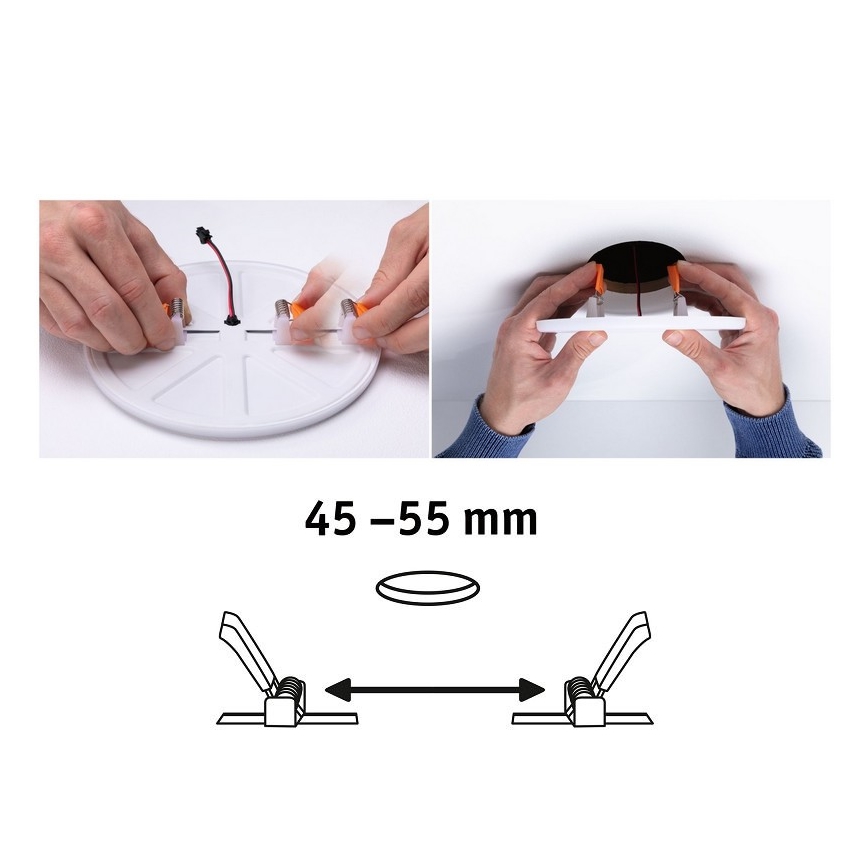 Paulmann 92393 - LED/4,5W IP44 Koupelnové podhledové svítidlo VARIFIT 230V