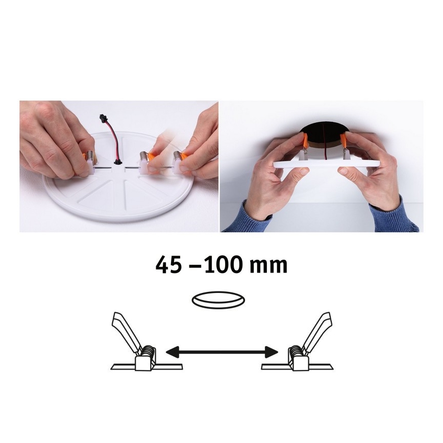 Paulmann 92397 - LED/8,5W IP44 Koupelnové podhledové svítidlo VARIFIT 230V