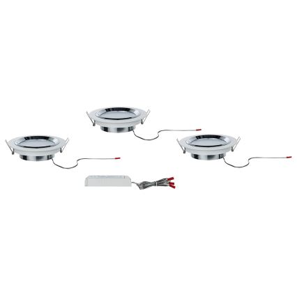 Paulmann 92693 - SADA 3xLED/8W Stmívatelné podhledové svítidlo PREMIUM LINE 230/