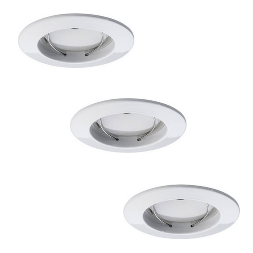 Paulmann 92823 - SADA 3xLED/7W IP44 Stmívatelné koupelnové podhledové svítidlo COIN 230V