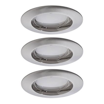Paulmann 92827 - SADA 3xLED/7W IP44 Stmívatelné koupelnové podhledové svítidlo COIN 230V