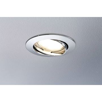 Paulmann 92836 - LED/7W Stmívatelné koupelnové podhledové svítidlo COIN 1xLED/7W/230V