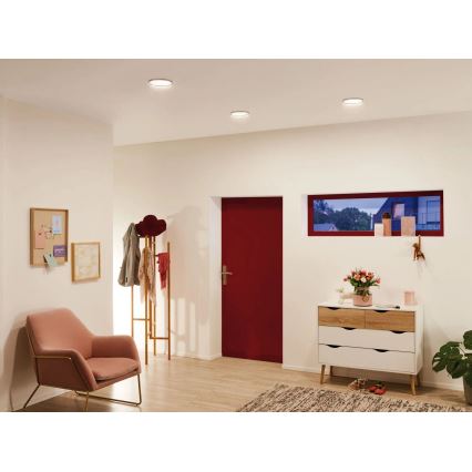 Paulmann 92946 - LED/11W IP23 Koupelnové podhledové svítidlo AREO 230V pr. 18 cm matný chrom