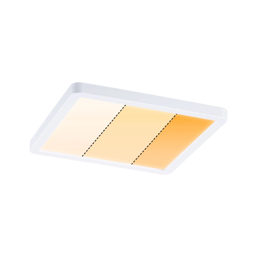Paulmann 92993 - LED/13W IP44 Koupelnové podhledové svítidlo AREO 230V 2000/3000/4000K 17,5x17,5 cm bílá