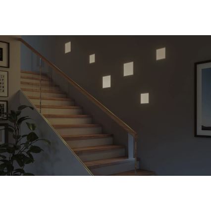 Paulmann 93059 - LED/13W IP44 Stmívatelné koupelnové podhledové svítidlo AREO 230V 17,5x17,5 cm bílá