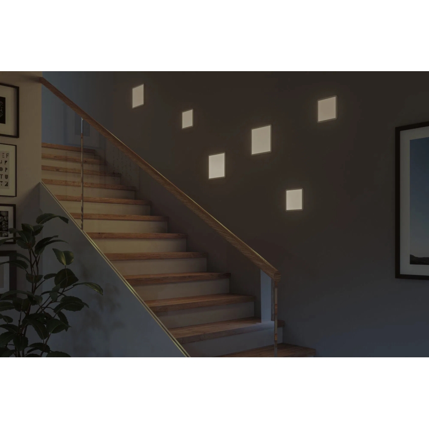 Paulmann 93059 - LED/13W IP44 Stmívatelné koupelnové podhledové svítidlo AREO 230V 17,5x17,5 cm bílá