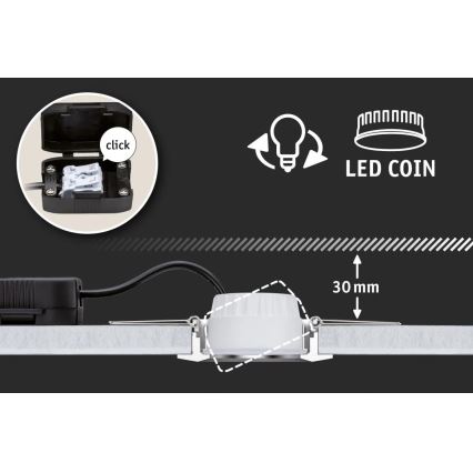 Paulmann 93079 - LED/6W Stmívatelný modul NOVA 230V 4000K