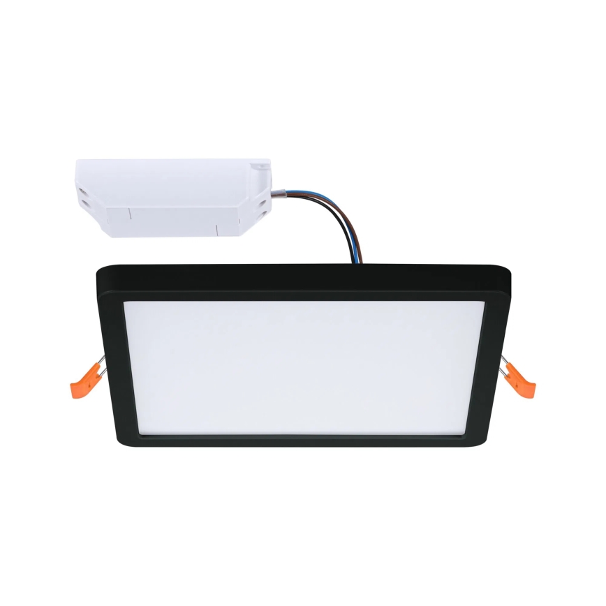 Paulmann 93101 - LED/13W IP44 Koupelnové podhledové svítidlo AREO 230V 2000/3000/4000K 17,5x17,5 cm černá