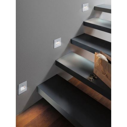 Paulmann  93133 - LED/1,2W Schodišťové svítidlo se senzorem EDGE 230V bílá