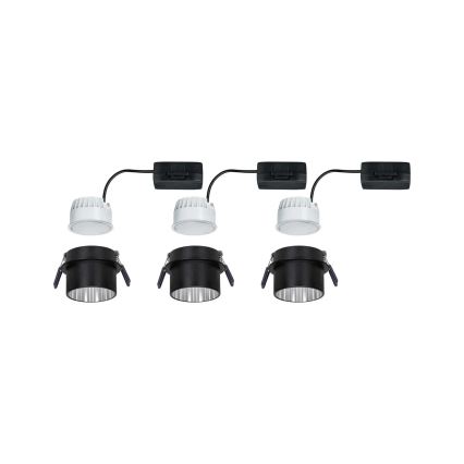 Paulmann 93383 - SADA 3xLED/6W IP44 Stmívatelné koupelnové podhledové svítidlo GIL 230V