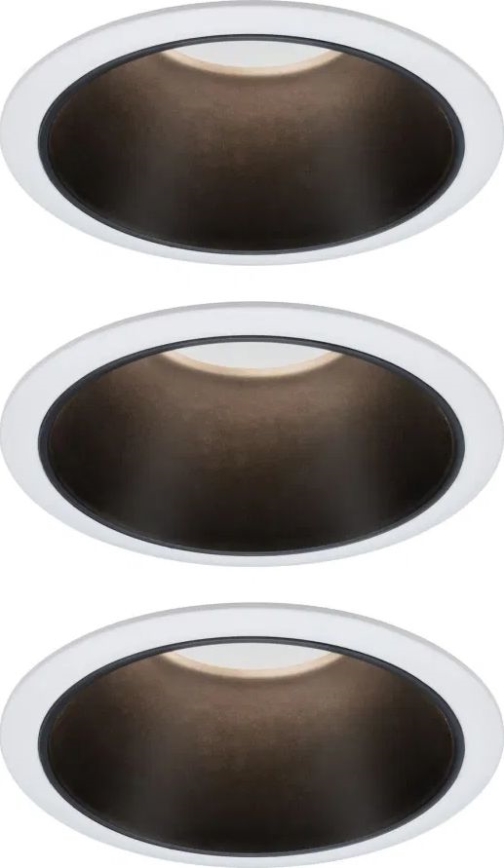 Paulmann 93402 - SADA 3xLED/6W IP44 Stmívatelné koupelnové podhledové svítidlo COLE 230V