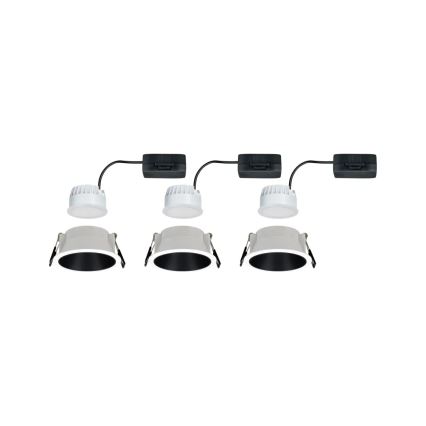 Paulmann 93402 - SADA 3xLED/6W IP44 Stmívatelné koupelnové podhledové svítidlo COLE 230V