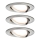Paulmann 93483 - SADA 3xLED/6,5W IP23 Stmívatelné koupelnové podhledové svítidlo NOVA 230V