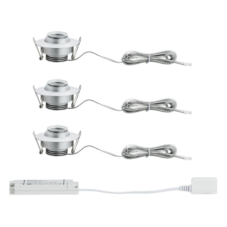 Paulmann 93579 - SADA 3xLED Podhledové svítidlo PREMIUM LINE 3xLED/3,8W/230V