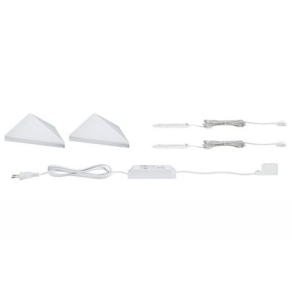 Paulmann 93584 - SADA 2xLED/6,2W IP44 Osvětlení nábytku KITE 230V