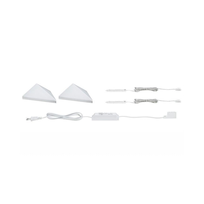 Paulmann 93584 - SADA 2xLED/6,2W IP44 Osvětlení nábytku KITE 230V