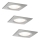 Paulmann 93615 - SADA 3x LED/7W IP44 Stmívatelné koupelnové podhledové svítidlo 230V