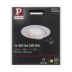 Paulmann 93961 - LED/7W IP23 Stmívatelné koupelnové podhledové svítidlo COIN 230V bílá