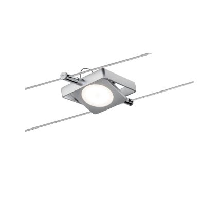 Paulmann 94107 - SADA 4xLED/4,3W Kompletní lankový systém MAC 230V matný chrom