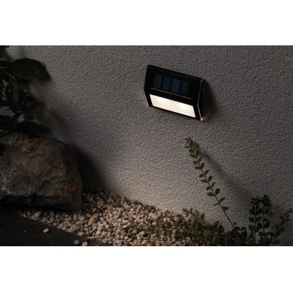 Paulmann 94234 - LED/0,05W IP44 Venkovní solární svítidlo se senzorem DAYTON 1,2V 400 mAh