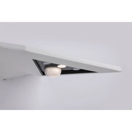 Paulmann 94244 - LED/1,2W IP44 Solární nástěnné svítidlo se senzorem YOKO 3,7V 1800 mAh bílá