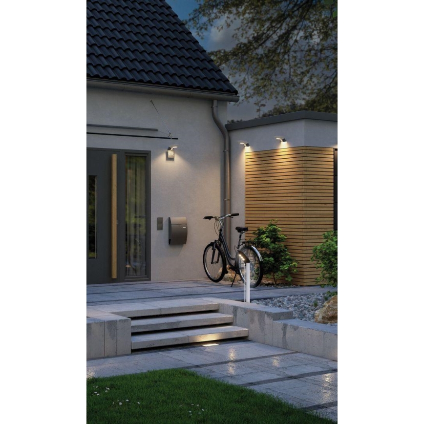 Paulmann 94252 - LED/1,2W IP44 Solární venkovní lampa se senzorem SOLEY 3,7V 1800 mAh