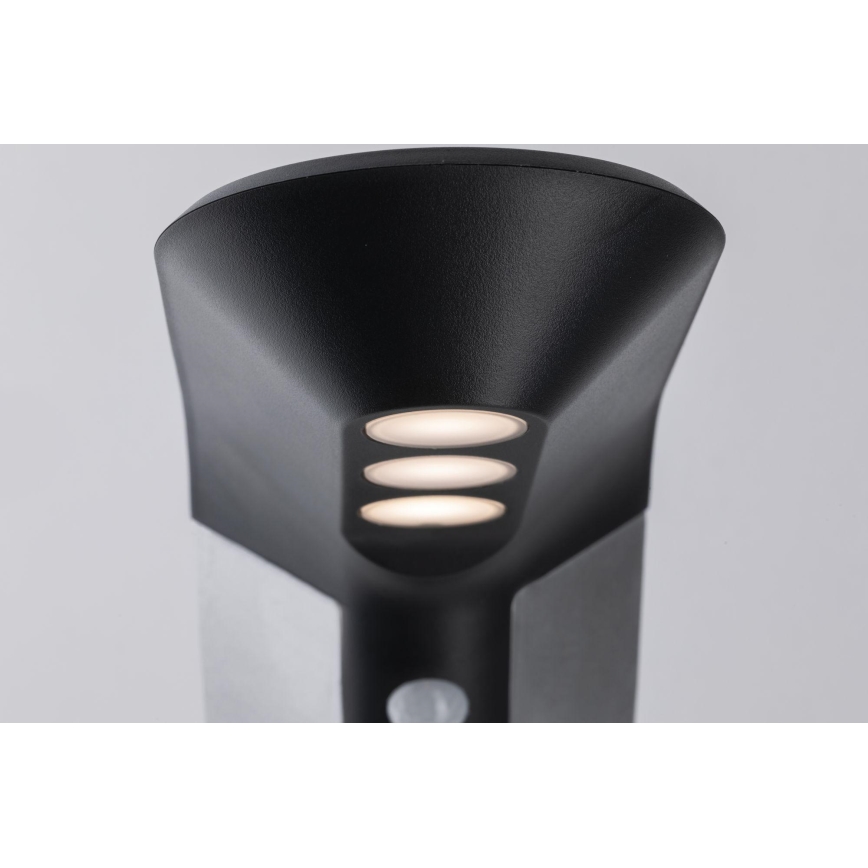 Paulmann 94252 - LED/1,2W IP44 Solární venkovní lampa se senzorem SOLEY 3,7V 1800 mAh