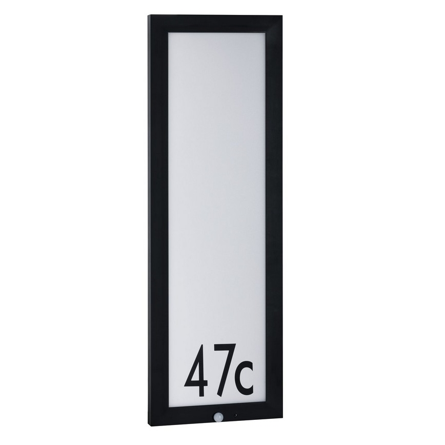 Paulmann 94257 - LED/19W IP44 Domovní číslo se senzorem 230V