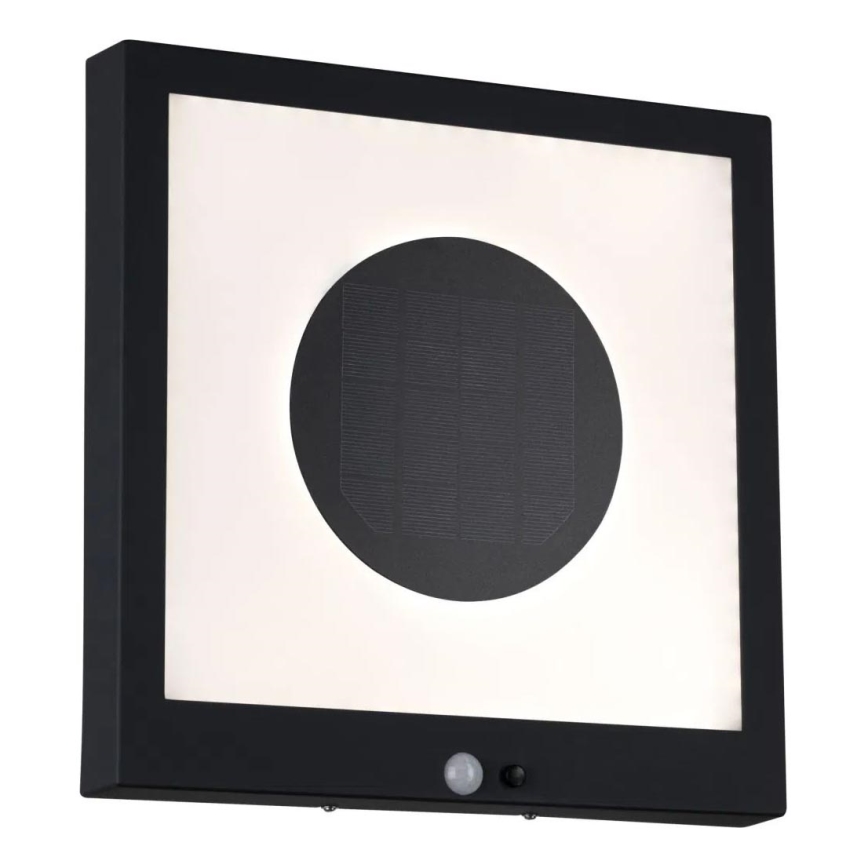 Paulmann 94263 - LED/1,2W IP44 Solární nástěnné svítidlo se senzorem TAIJA 3,7V 1800 mAh
